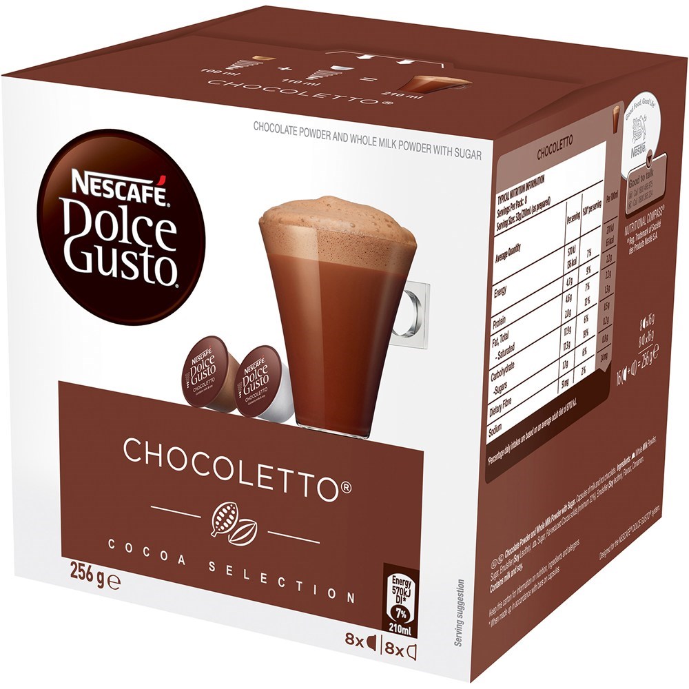 CHOCOLATE CÁPSULA - DOLCE GUSTO®* COMPATIBLE