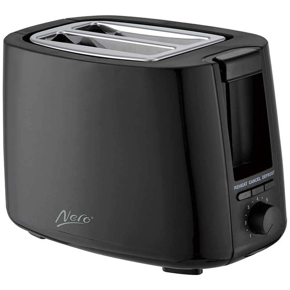 Black 2 Slice Toaster