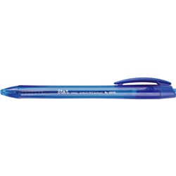 Stat Retractable Ballpoint Pen Medium 1mm Blue BOX12