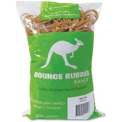 Bounce Rubber Bands Size 16 Bag 500gm