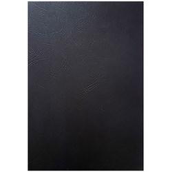 Rexel Binding Covers A4 250gsm Leathergrain Pack of 100 Black