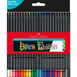 Faber Castell Black Edition Colouring Pencils Box of 24