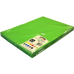 Rainbow Spectrum Board A3 220 gsm Lime 100 Sheets