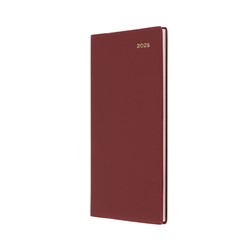 Collins Belmont Pocket Diary B6/7 Slimline Week To View Burgundy