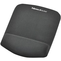 Fellowes PlushTouch  Mouse Pad Wrist Rest Graphite