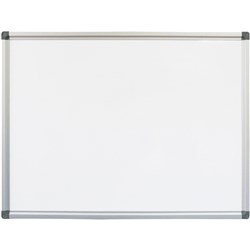 Rapidline Standard Whiteboard 1800W x 900mmH Aluminium Frame