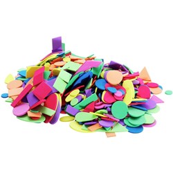 Jasart Foam Shapes Assorted Pack of 500