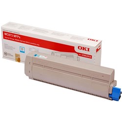 Oki MC873 Toner Cartridge Cyan