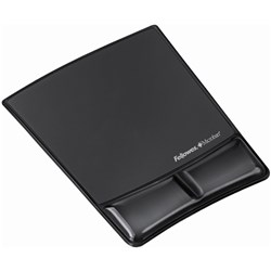 Fellowes Mouse Pad And Wrist Support Black