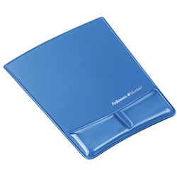 Fellowes Mouse Pad And Wrist Support Blue