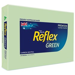 Reflex Copy Paper Tinted A4 80gsm Green Ream of 500