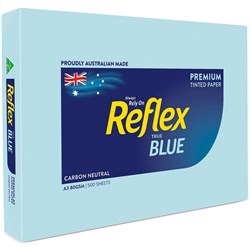 Reflex Copy Paper Tinted A3 80gsm Blue Ream of 500