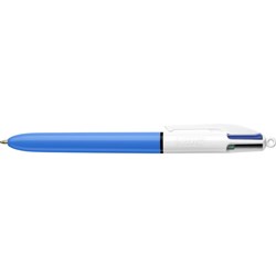 BIC 4 COLOUR BALLPOINT PEN Retractable Box of 12