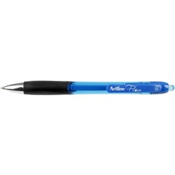 Artline Flow Pen Retractable Gel Ink 1mm Blue Box of 12