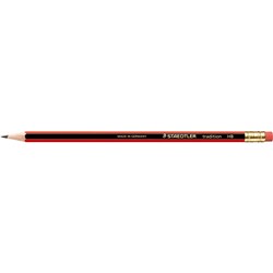 Staedtler 112 Tradition Pencil Rubber Tipped Graphite HB PACK12