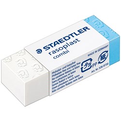 Staedtler Rasoplast Eraser 43x19x13mm Medium  Combi Ink & Pencil PACK30