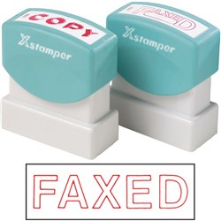 XStamper Stamp CX-BN 1346 Faxed Red