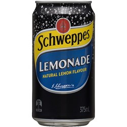 Schweppes Lemonade 375ml Can Pack of 24