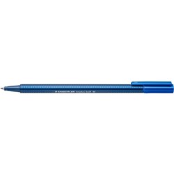 Staedtler 437 Triplus Ballpoint Pens Extra Broad 1.6mm Blue Pack of 10