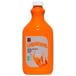 Liquicryl Junior Acrylic Warm Yellow 2 LITRE