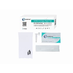 CLUNGENE Covid-19 Rapid Nasal Self Test Kit 5 pack