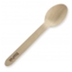 BioPak Spoon Uncoated 16cm Carton of 1000