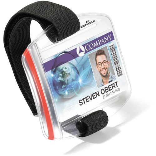 I.D & Security - Durable ID Card Holder With Arm Band Pack Of 10 ...