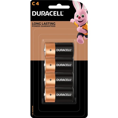 Batteries - Duracell C Coppertop Alkaline Battery Pack Of 4 - Cultural ...