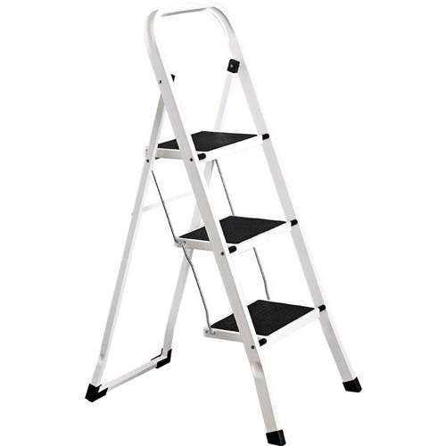 Stools & Ladders - Italplast Step Ladder 3 Step White - Cultural Choice ...